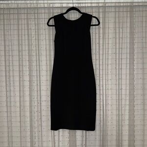 Elegant Black Sleeveless Calvin Klein Dress